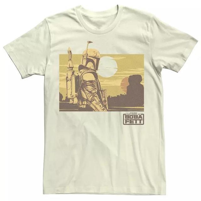 Mens Star Wars Boba Fett Boxed Landscape Tee Product Image