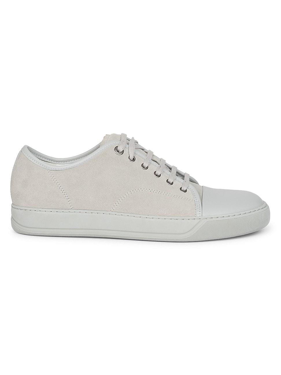 Mens Suede Cap Toe Sneakers Product Image