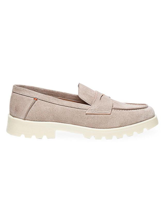 Suede Casual Flat Loafers Product Image