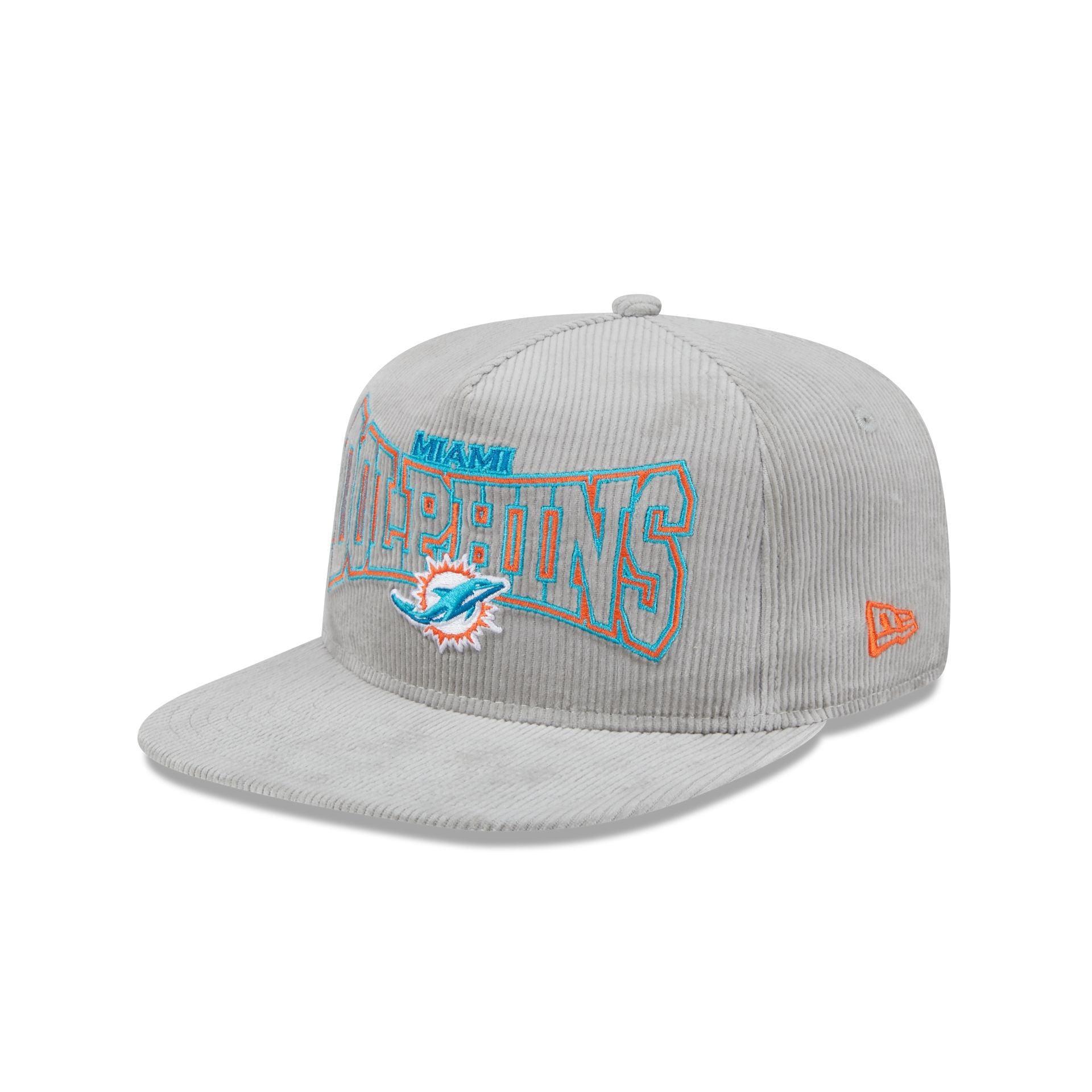 Miami Dolphins Gray Cord Golfer Hat Male Product Image