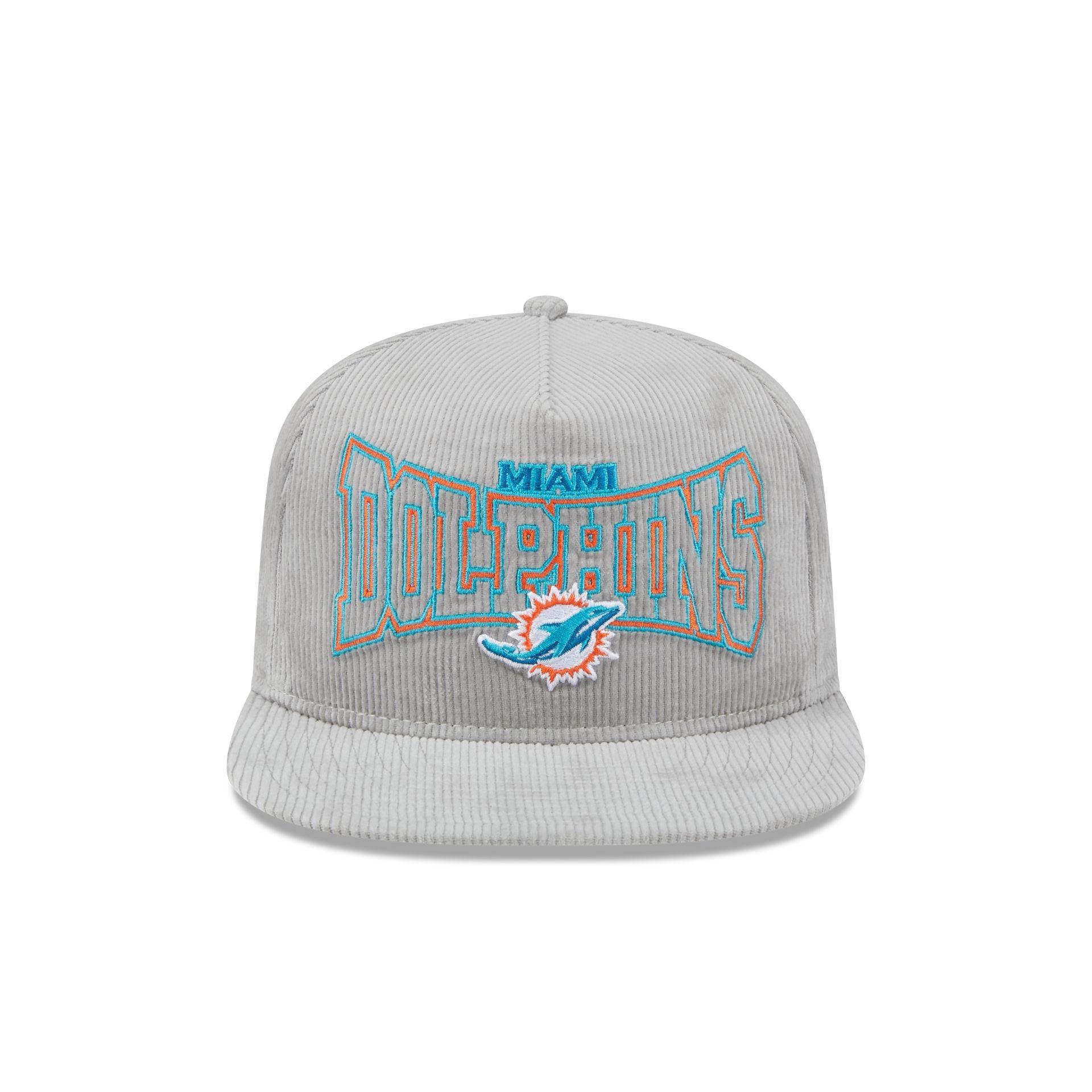 Miami Dolphins Gray Cord Golfer Hat Male Product Image