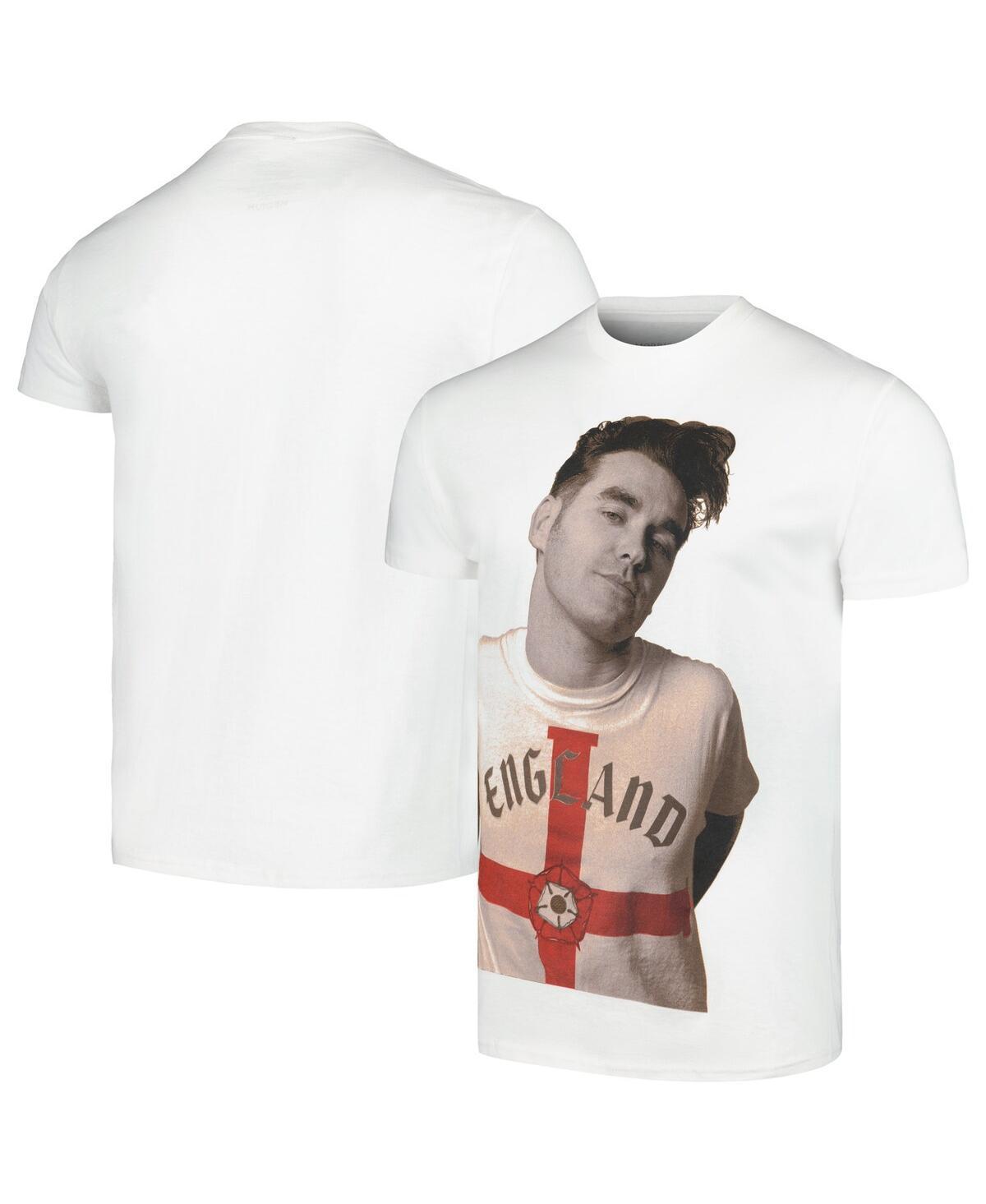 Mens White Morrissey England T-shirt Product Image