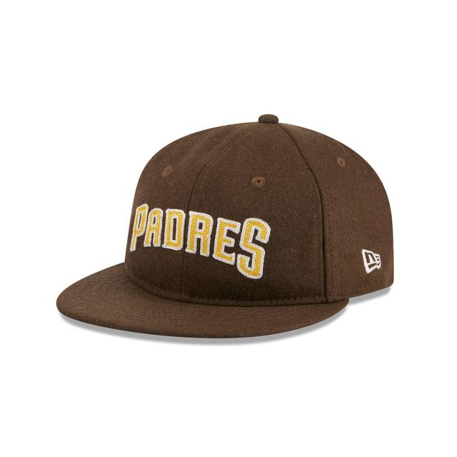 San Diego Padres Melton Wool Retro Crown 9FIFTY Adjustable Hat Male Product Image