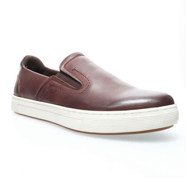 Propet Kedrick Mens Slip-On Leather Sneakers Product Image