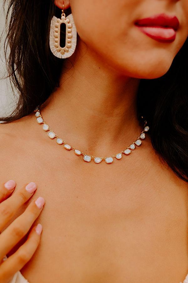 Perfectly Polished Necklace In White Product Image