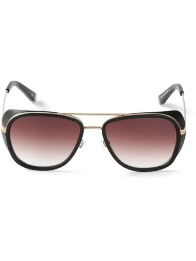 Square Frame Sunglasses In Black Product Image