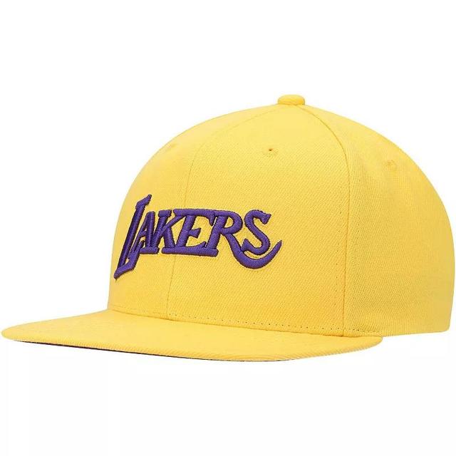 Mens Mitchell & Ness Los Angeles Lakers Hardwood Classics Tonal Snapback Hat Product Image