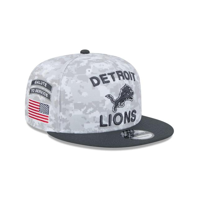 Detroit Lions 2024 Salute to Service 9FIFTY Snapback Hat Male Product Image