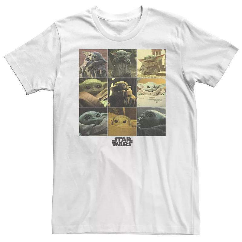 Big & Tall Star Wars The Mandalorian The Child Box Up Grid Tee, Mens Product Image