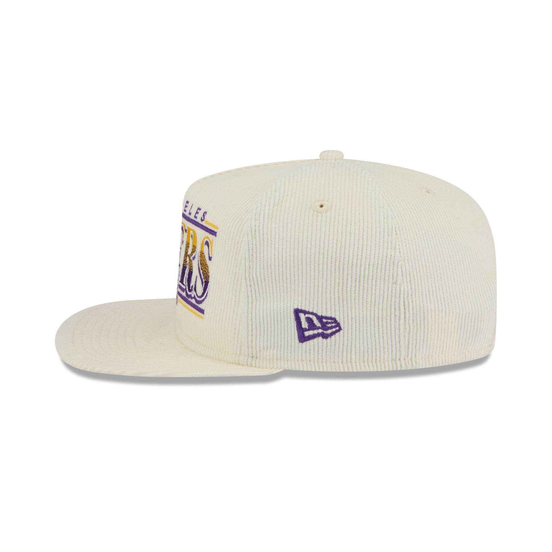 Los Angeles Lakers Throwback Corduroy Golfer Hat Male Product Image