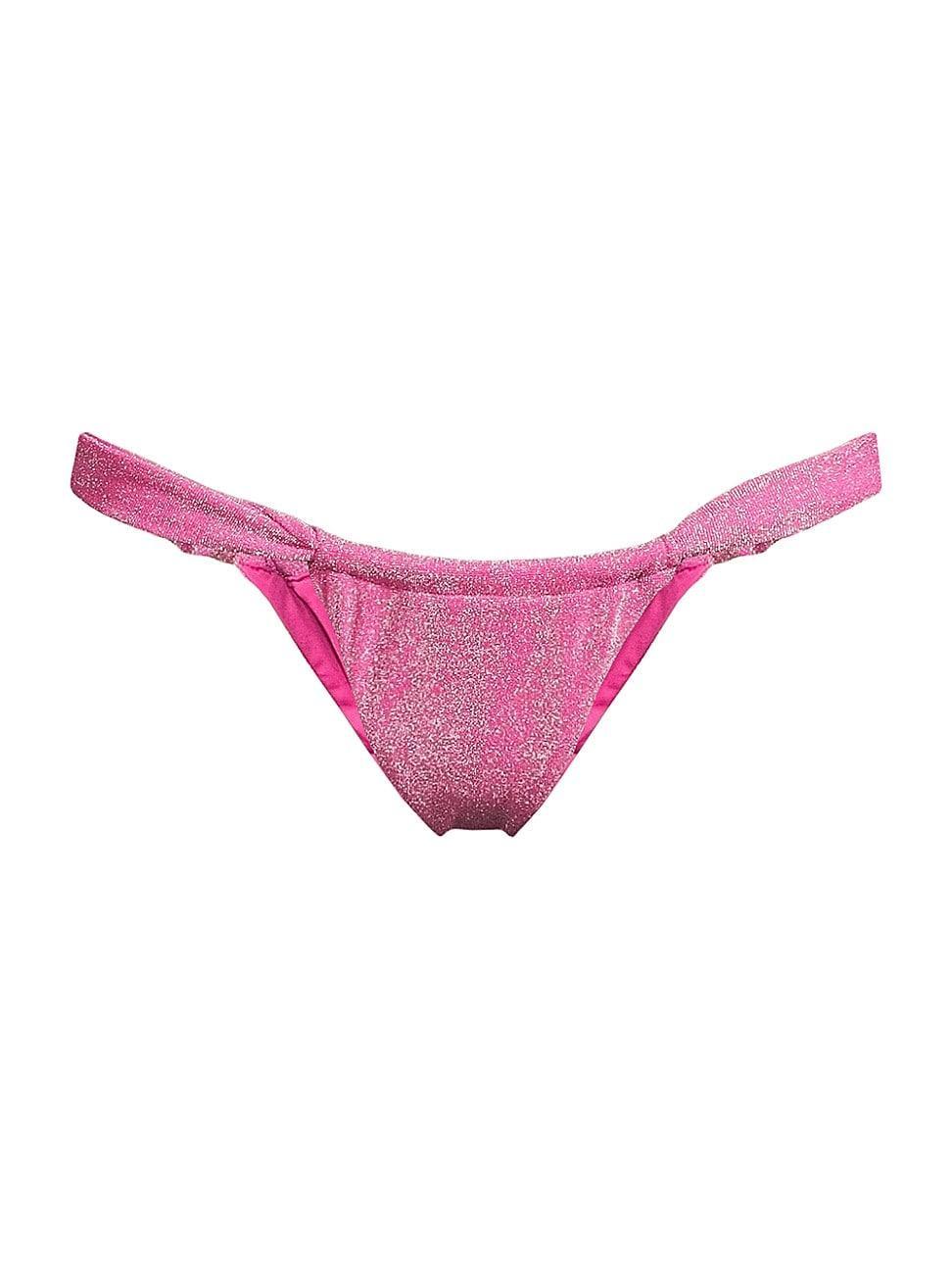 Womens Joan Glittery Bikini Bottom Product Image