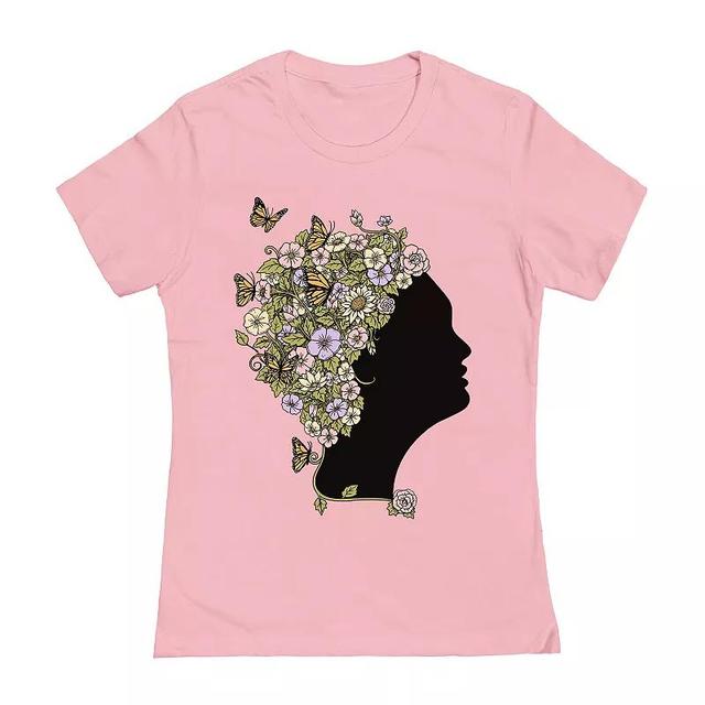 Juniors Coffeeman Floral Womens Graphic Tee, Girls Product Image