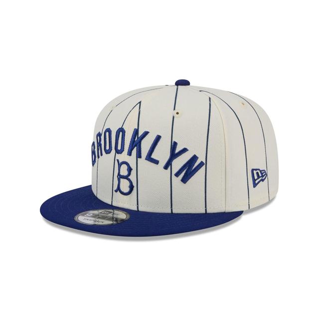 Brooklyn Dodgers Jersey Pinstripe 9FIFTY Snapback Hat Male Product Image