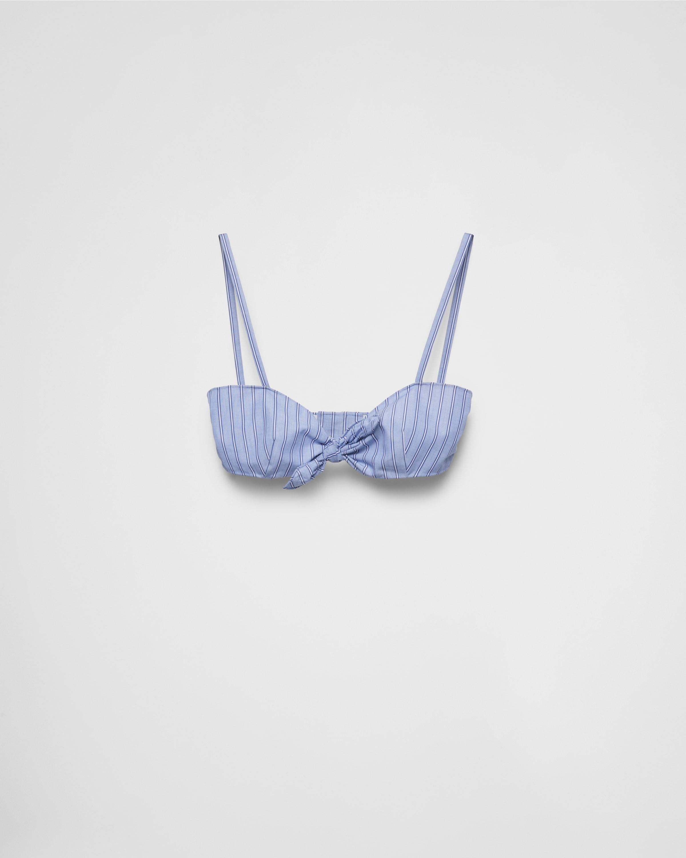 Striped chambray top product image