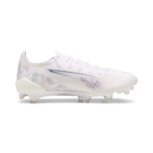 PUMA ULTRA 5 ULTIMATE BRILLIANCE Firm Ground Women's Soccer Cleats Shoes in White/Black/Spring Lavender Product Image