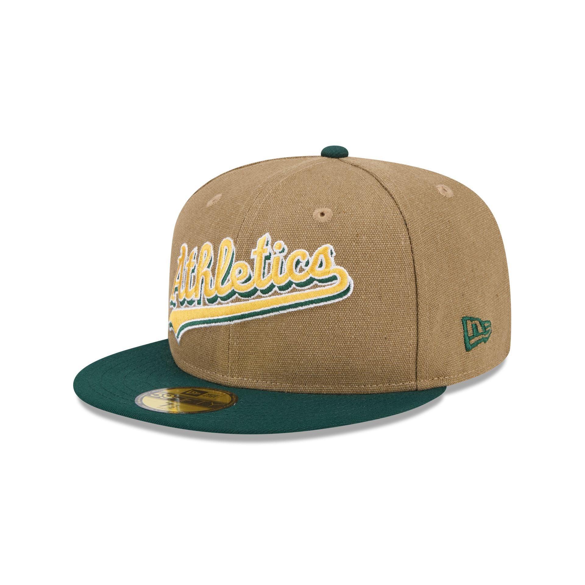 Oakland Athletics Canvas Crown 59FIFTY Fitted Hat Male Product Image