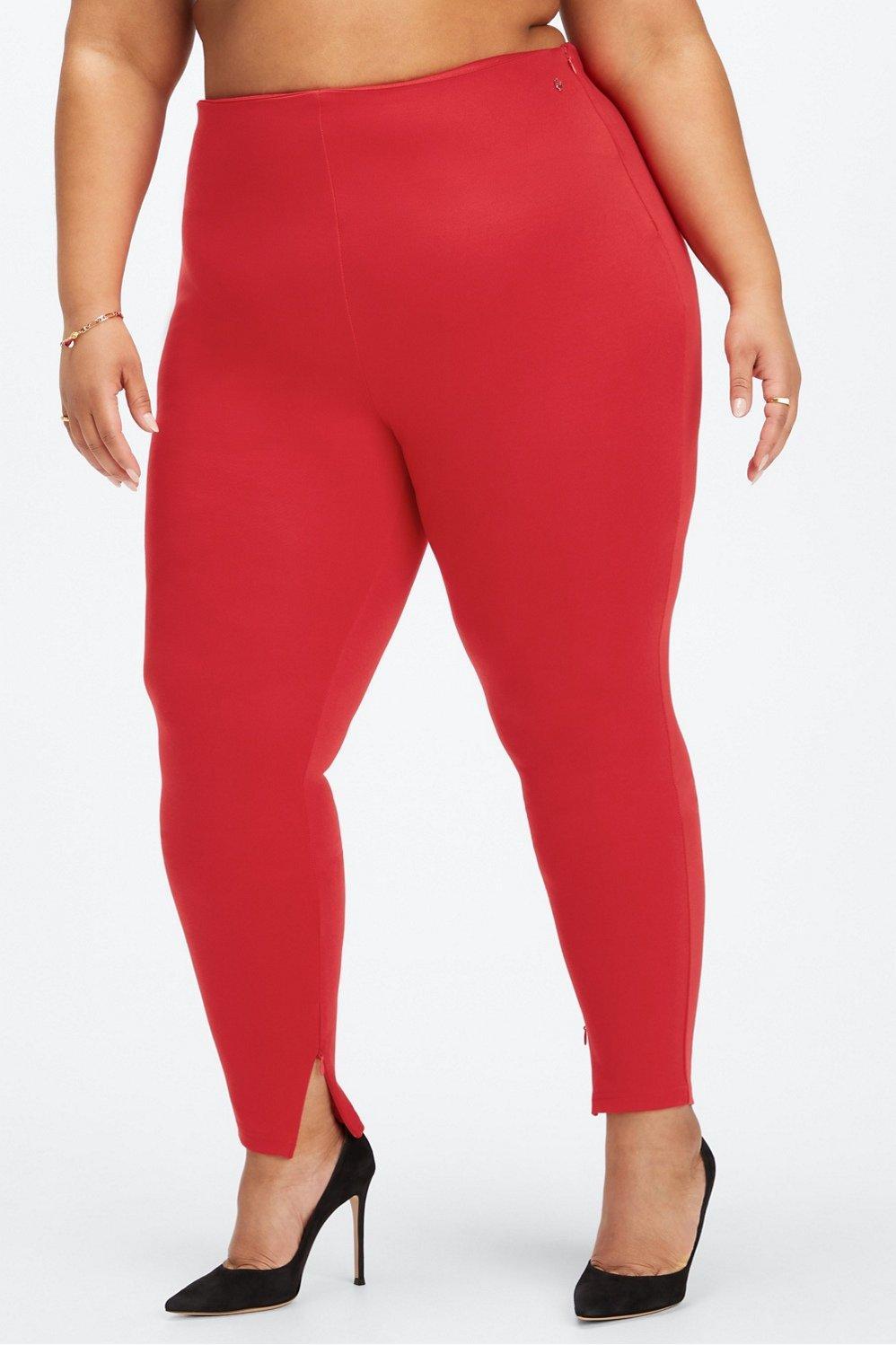 Fabletics 24/7 Skinny Pant Womens red Size M Product Image