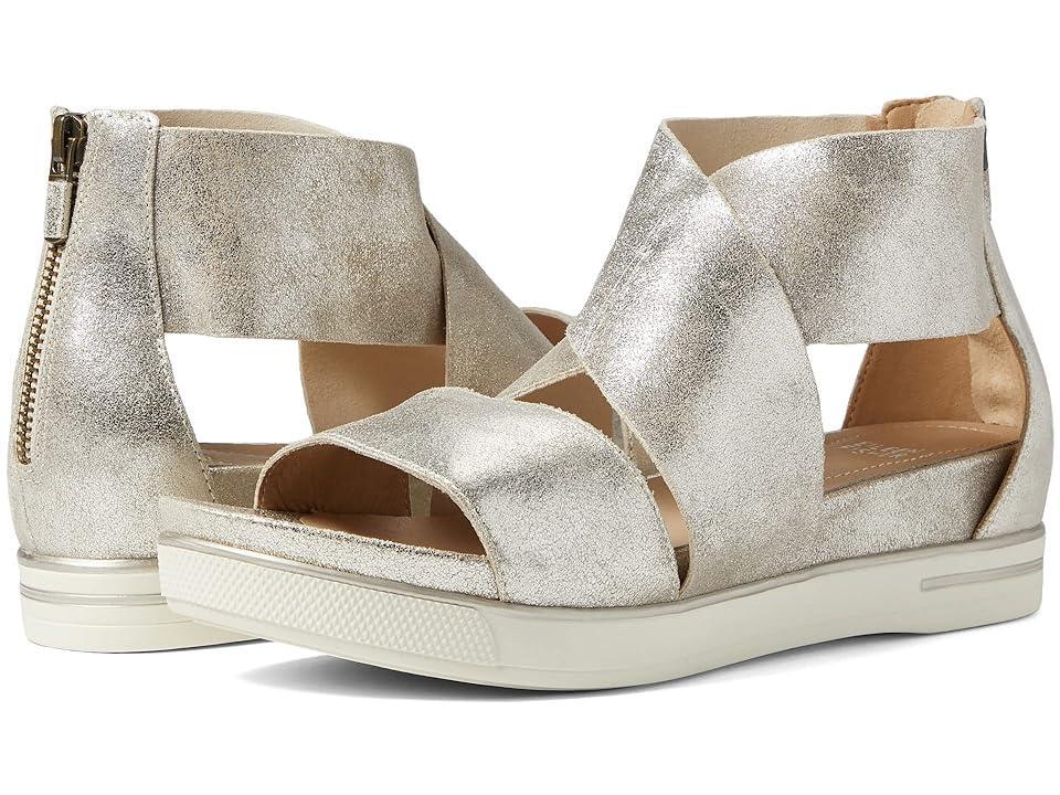 Eileen Fisher Sport (Platinum Glitter Suede) Women's Sandals Product Image