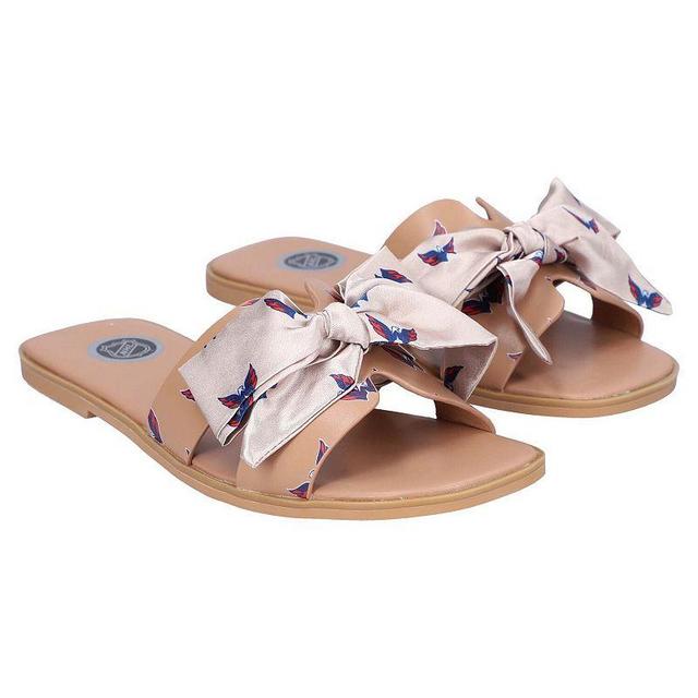 Womens Cuce Tan Washington Capitals Bow Sandals Product Image