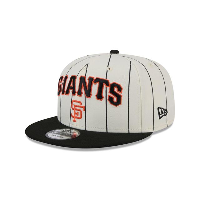 San Francisco Giants Jersey Pinstripe 9FIFTY Snapback Hat Male Product Image