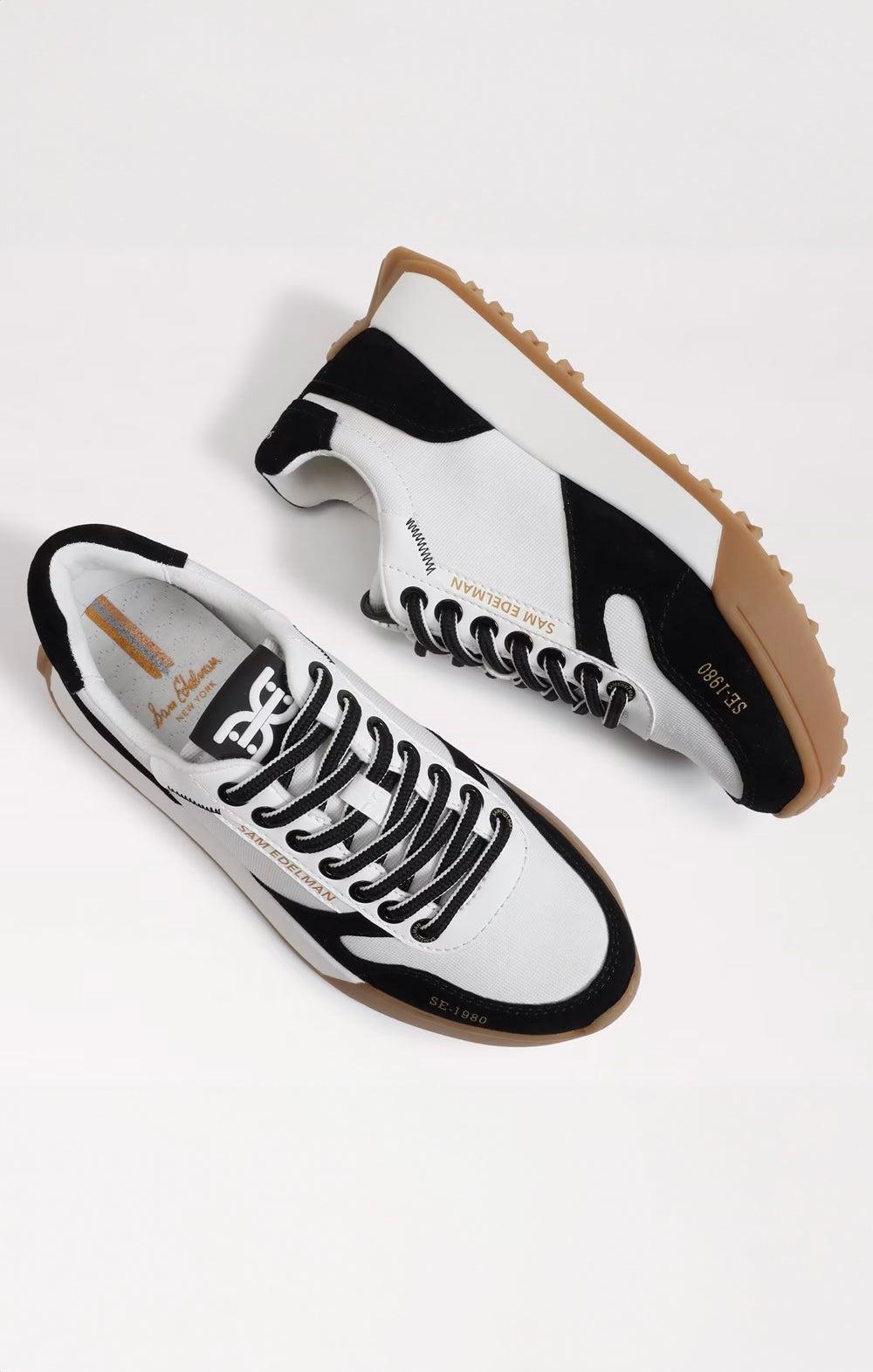 Sam Edelman Layla Sneaker ~ Black/White Product Image