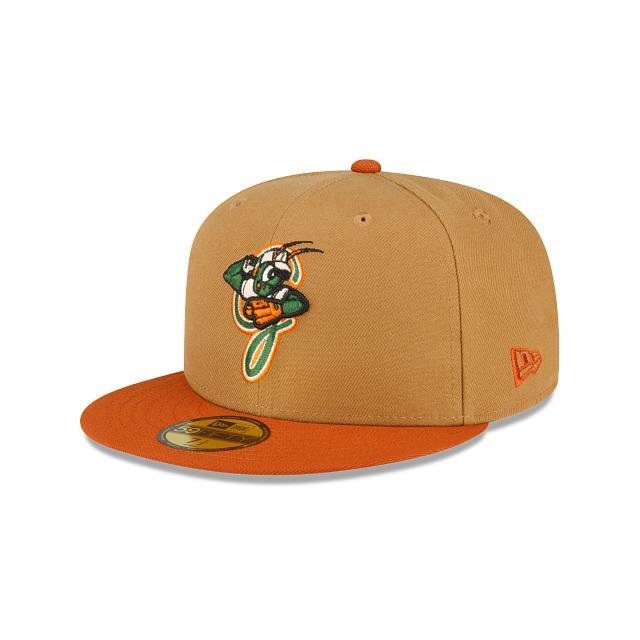 Greensboro Grasshoppers Wheat 59FIFTY Fitted Hat Male Product Image