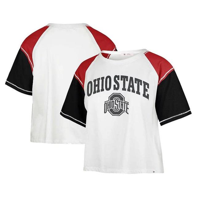 Womens 47 Ohio State Buckeyes Serenity Gia Cropped T-Shirt Product Image