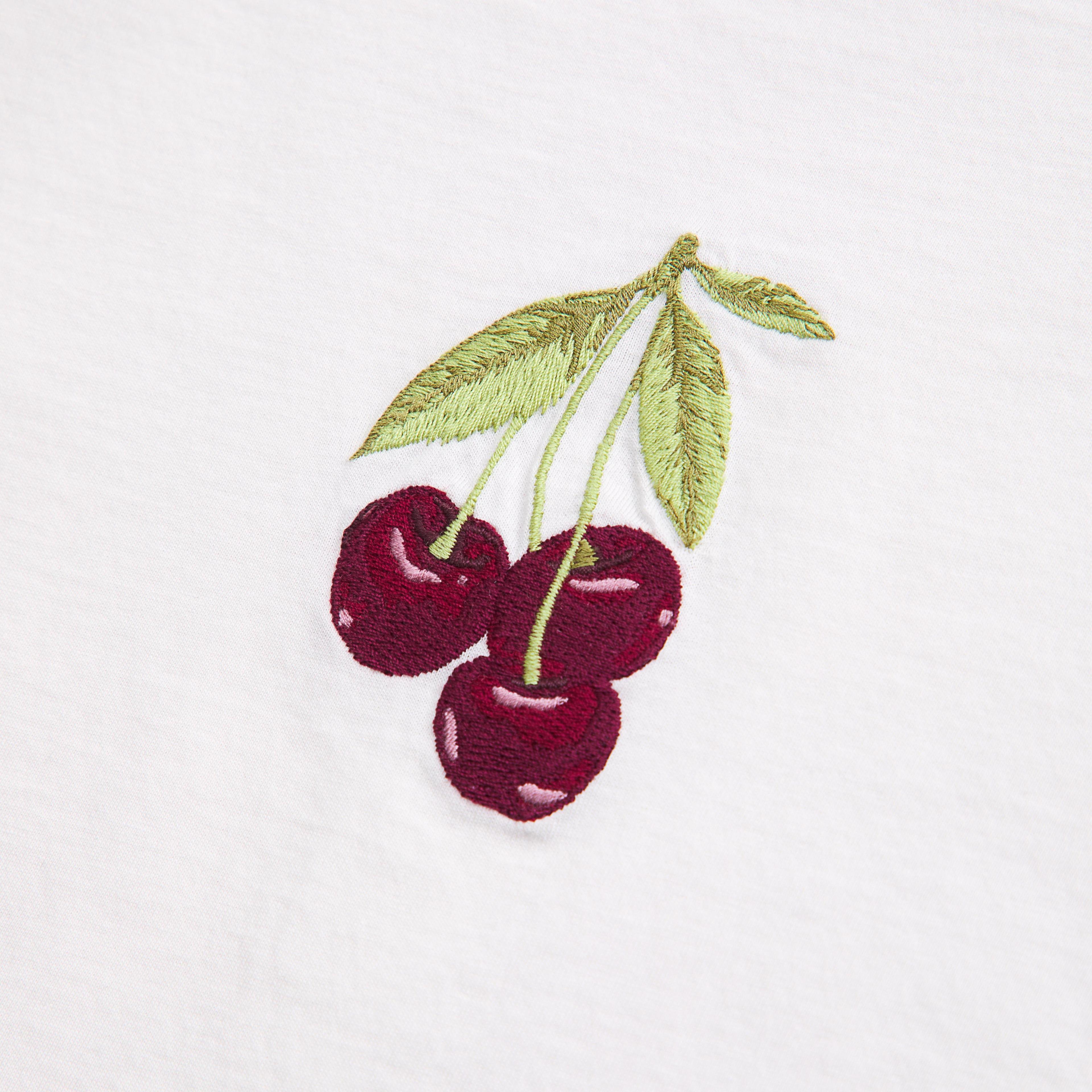 Short-Sleeve Cherries Graphic Skimming Tee Product Image