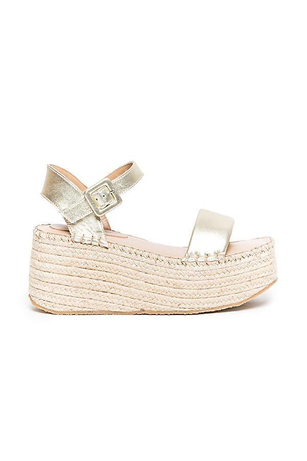 Womens Mallorca Leather Platform Espadrille Product Image