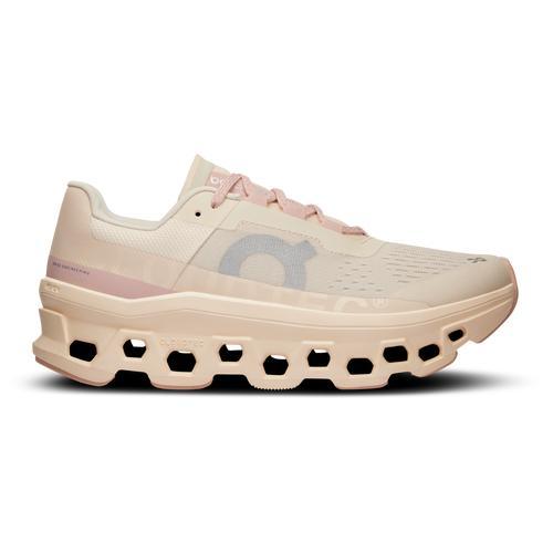 On Womens On Cloudmonster - Womens Running Shoes Pink/Tan Product Image