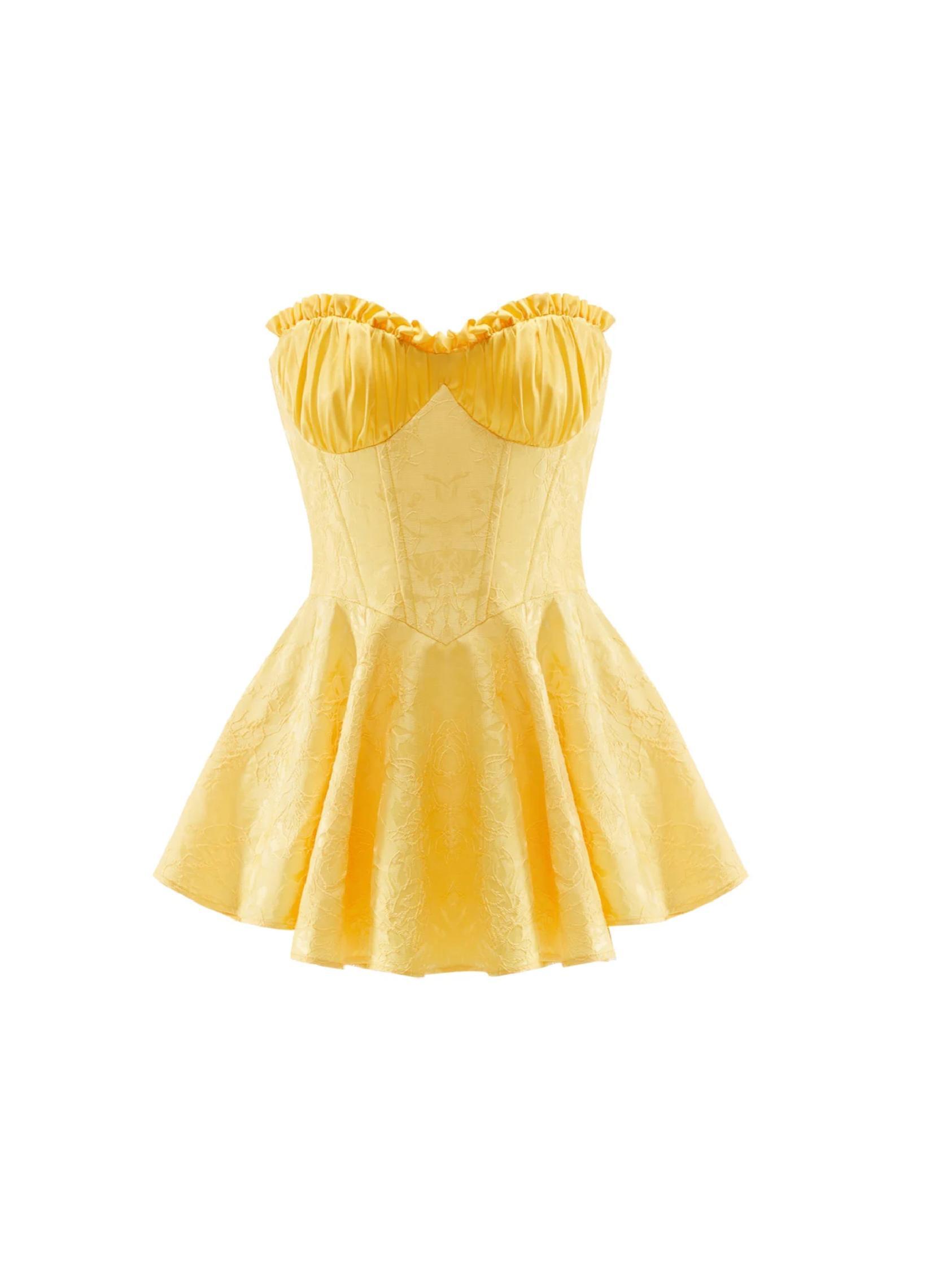 Airina Dress (Yellow) Product Image