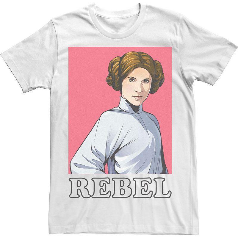 Mens Star Wars Rebel Leia Portrait Tee Product Image