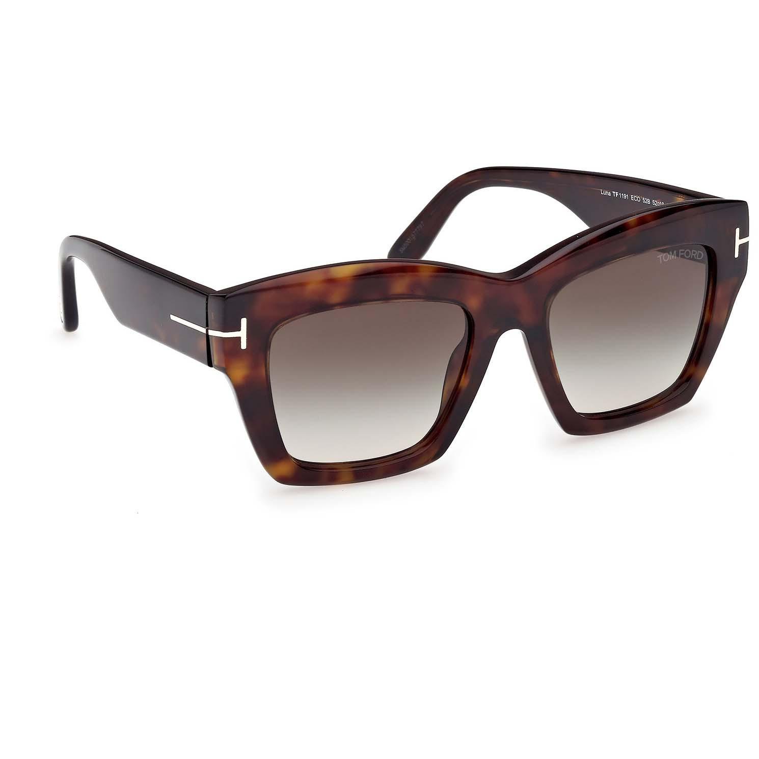 TOM FORD Eyewear Luna Square Frame Sunglasses In Multi Product Image