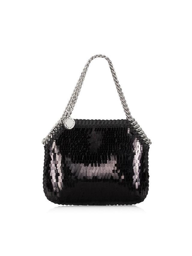 Womens Mini Falabella Sequined Shoulder Bag Product Image