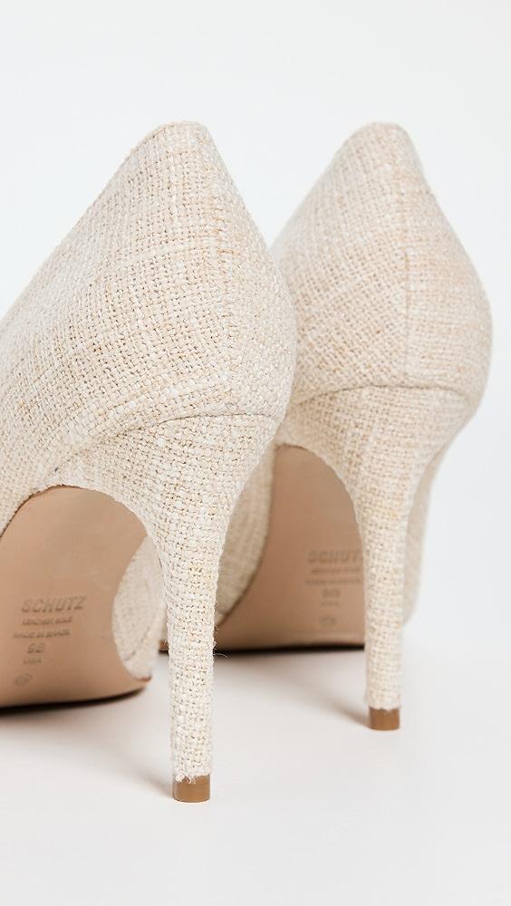 Schutz Lou Linen Tweed Pumps | Shopbop Product Image