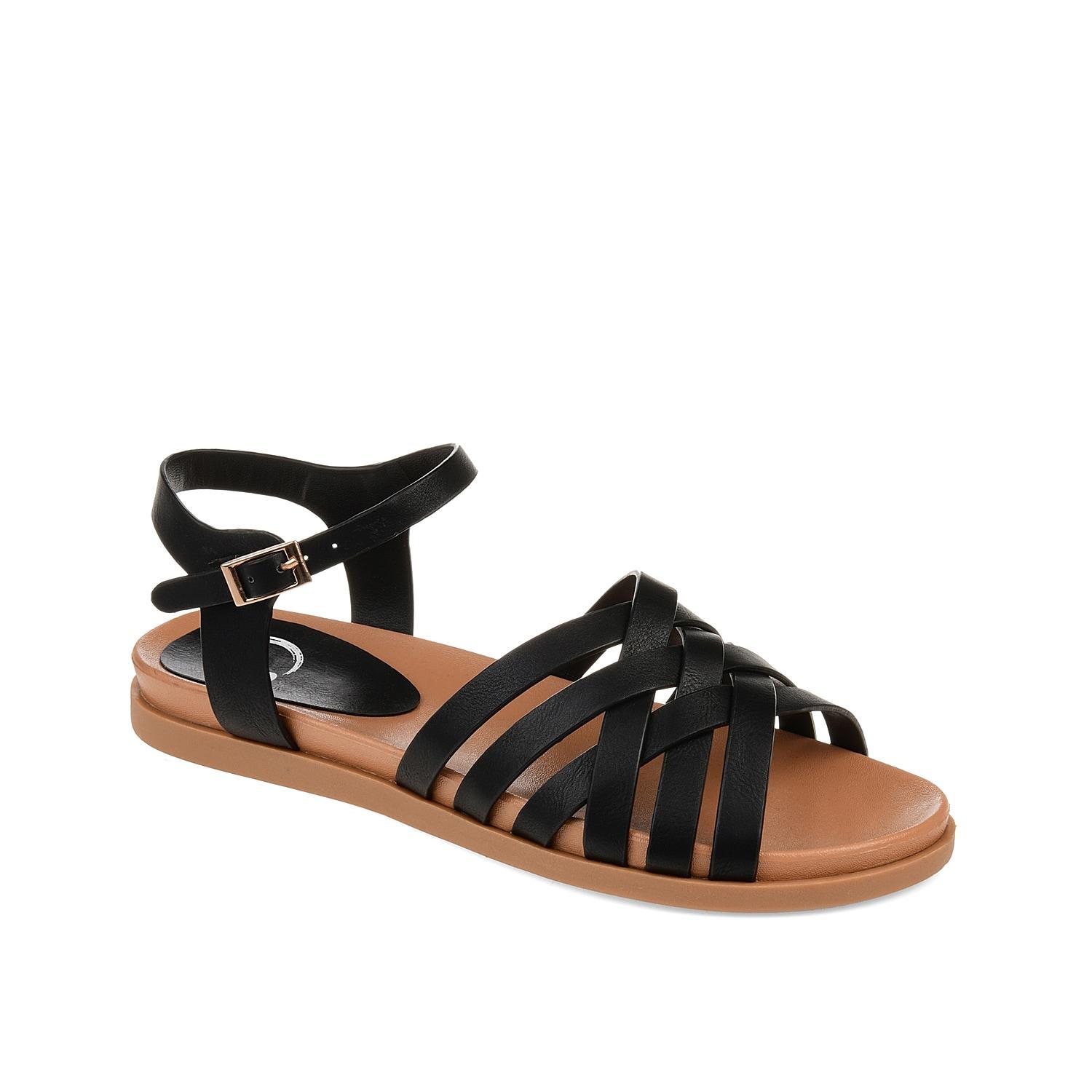 Journee Collection Kimmie Womens Sandals Grey Product Image
