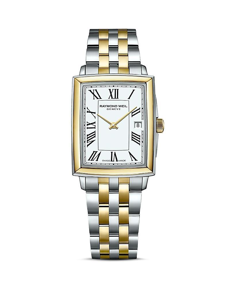 Raymond Weil Womens Swiss Toccata Gold Pvd & Stainless Steel Bracelet Watch 22.6x28.1mm Product Image