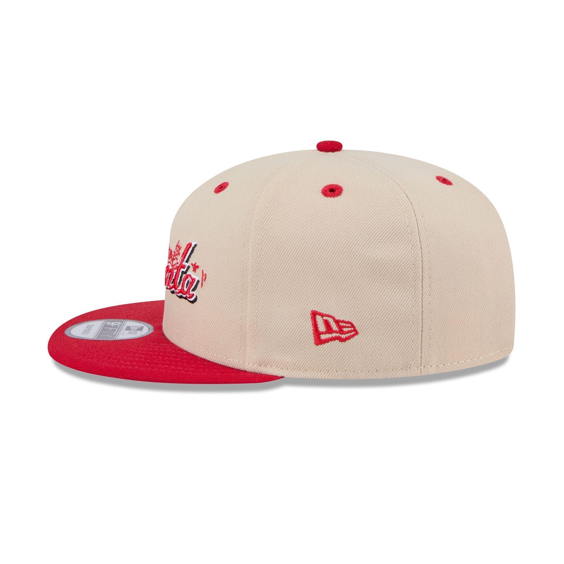 Atlanta Braves Team Art 9FIFTY Snapback Hat Male Product Image