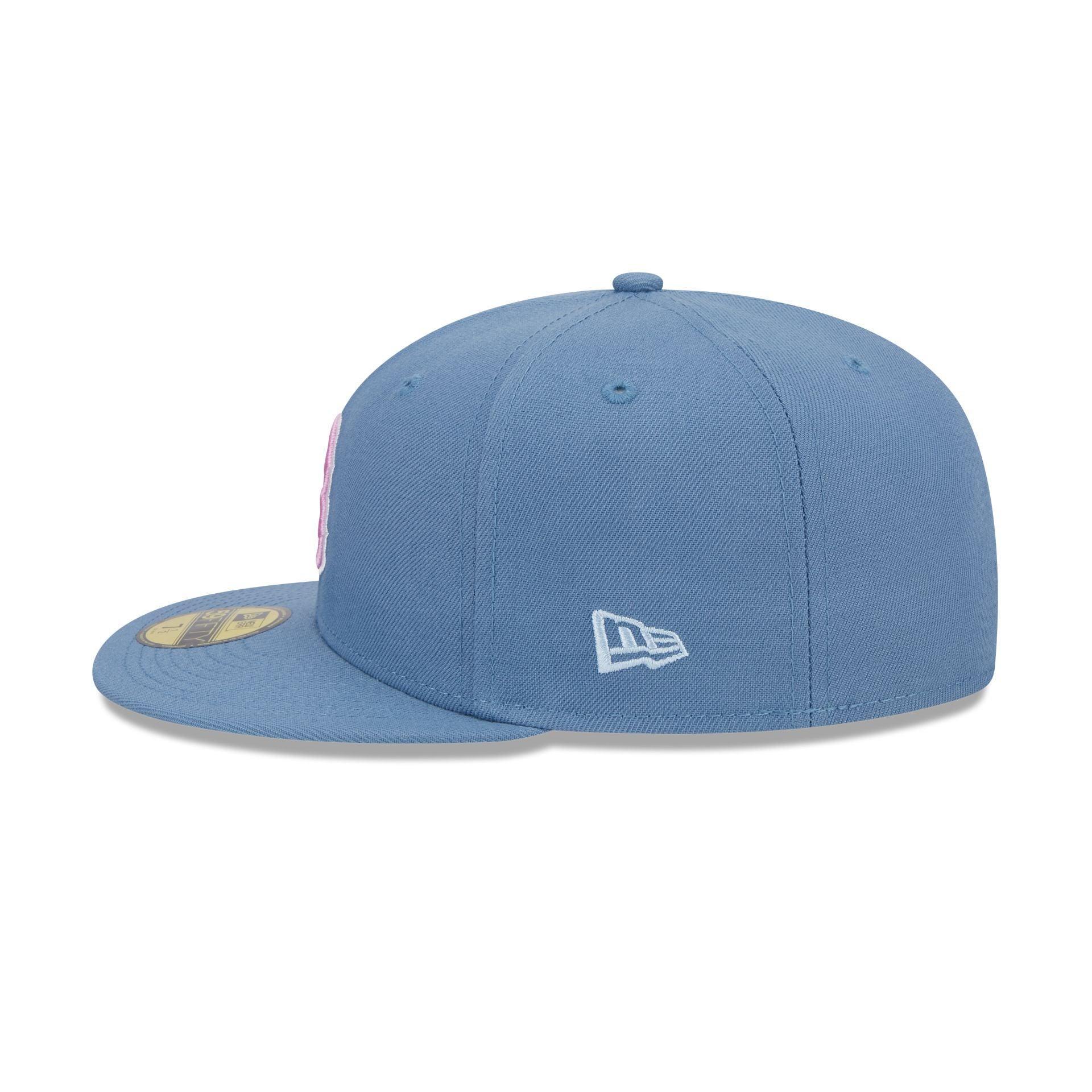 Boston Red Sox Color Pack Faded Blue 59FIFTY Fitted Hat Male Product Image