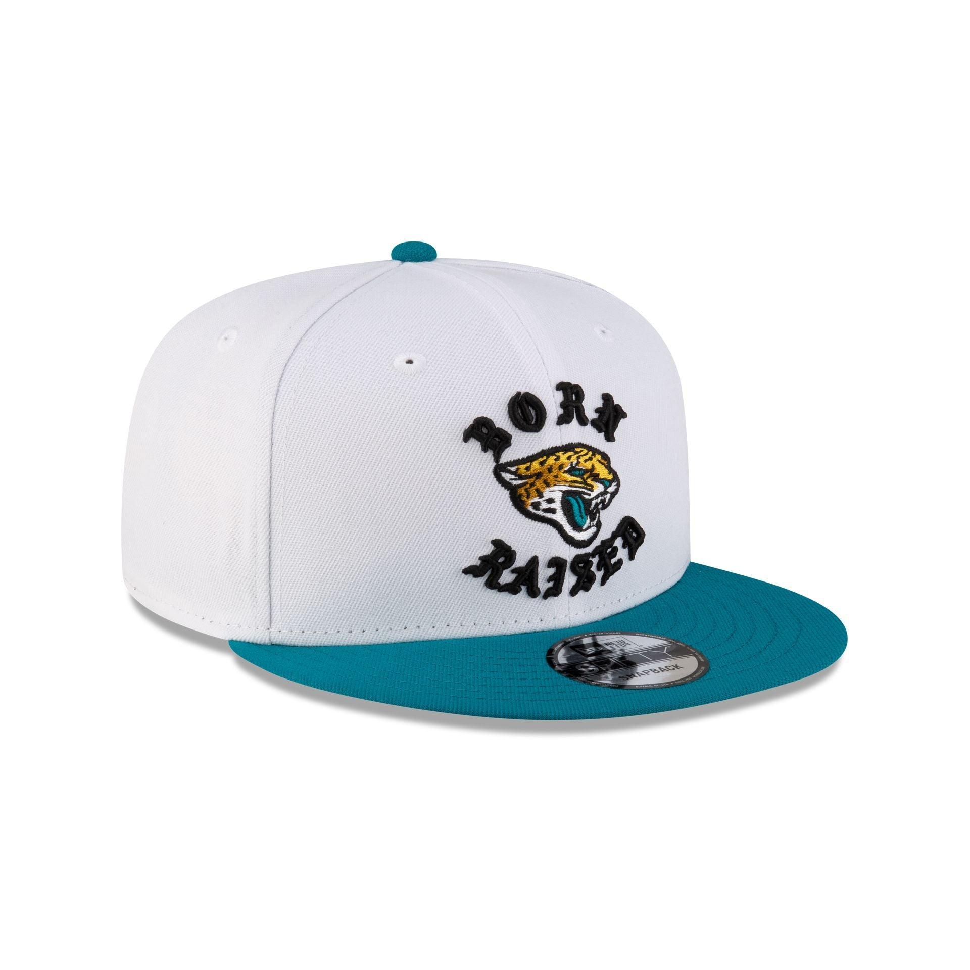 Born x Raised Jacksonville Jaguars White 9FIFTY Snapback Male Product Image