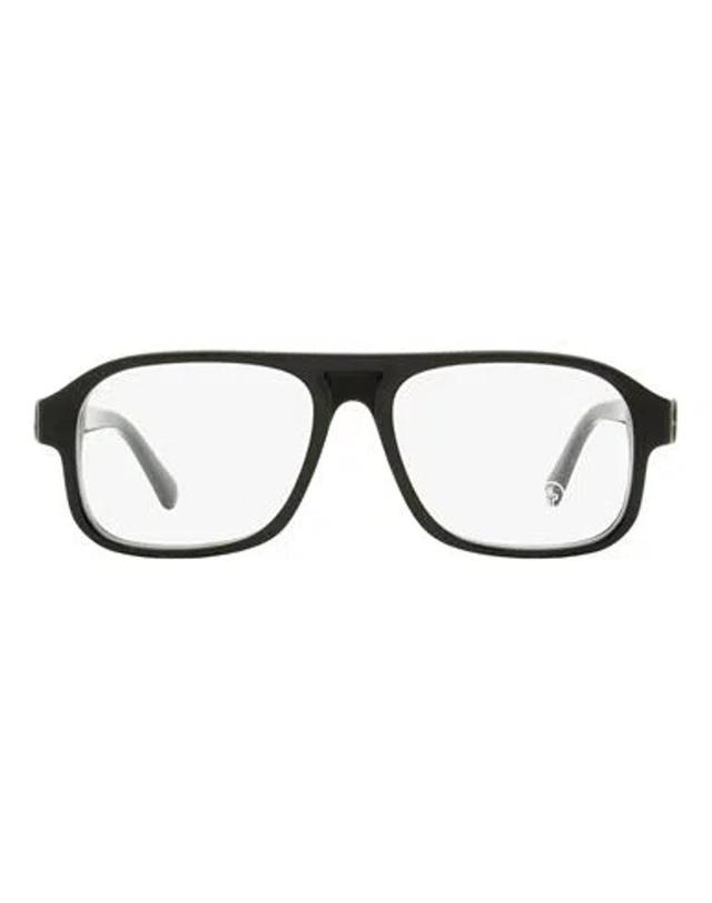 MONCLER Rectangular Ml5198 Eyeglasses Man Eyeglass Frame Black Size 54 Acetate Product Image