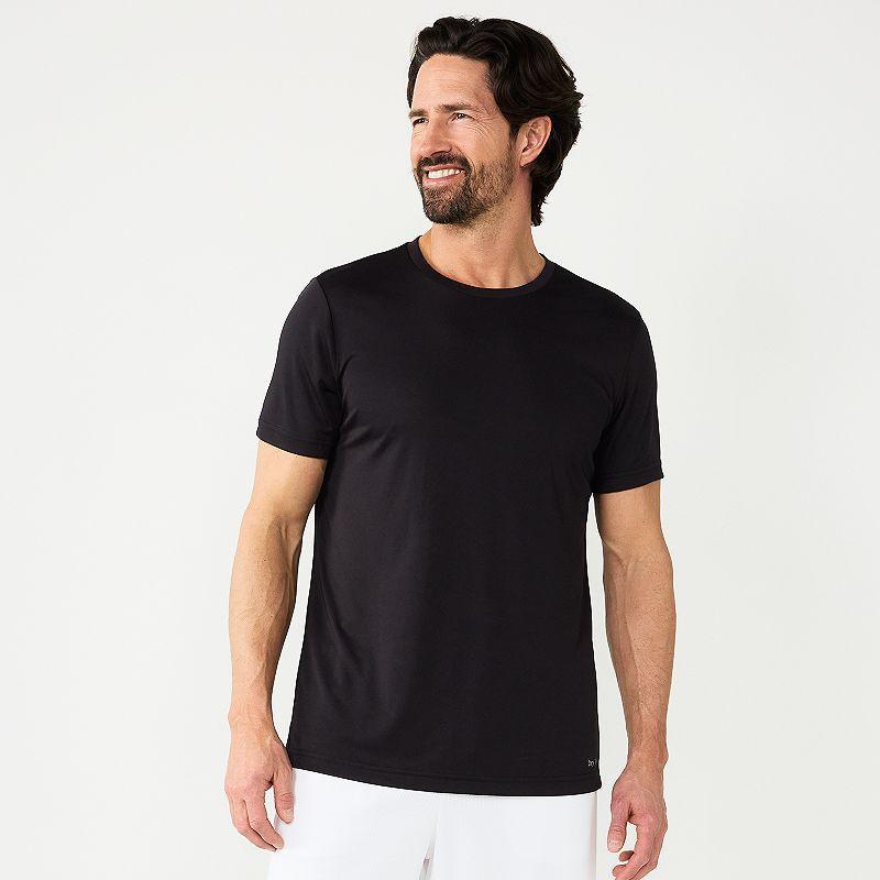 Mens Tek Gear Dry Tek Tee Black Product Image