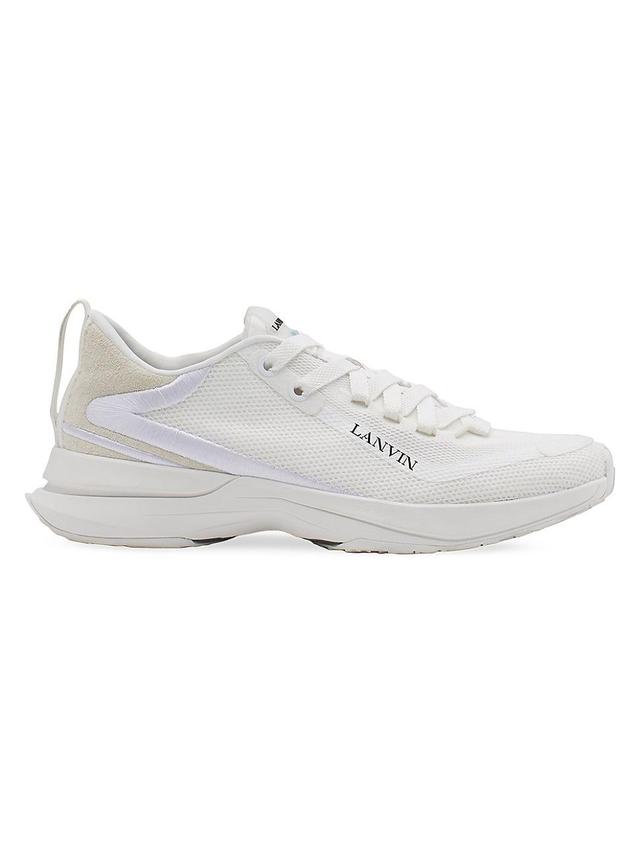 Mens Mesh and Suede Runner Sneakers Product Image