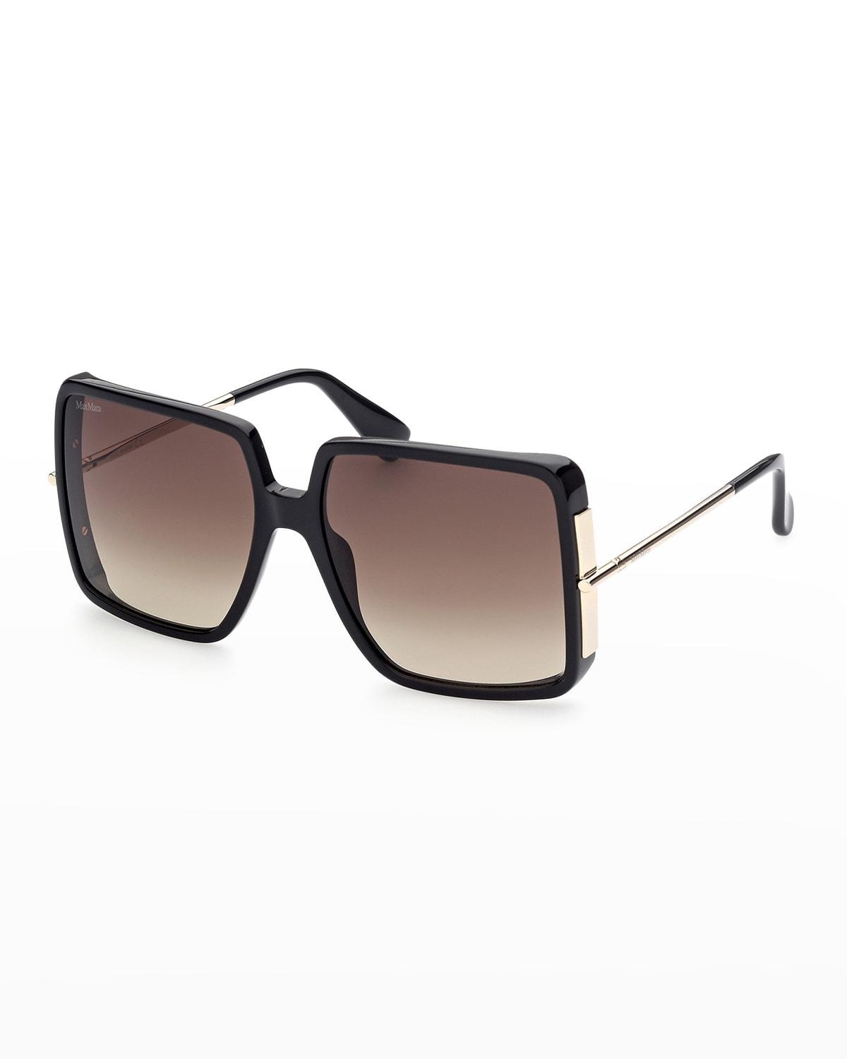 Max Mara 58mm Gradient Square Sunglasses Product Image