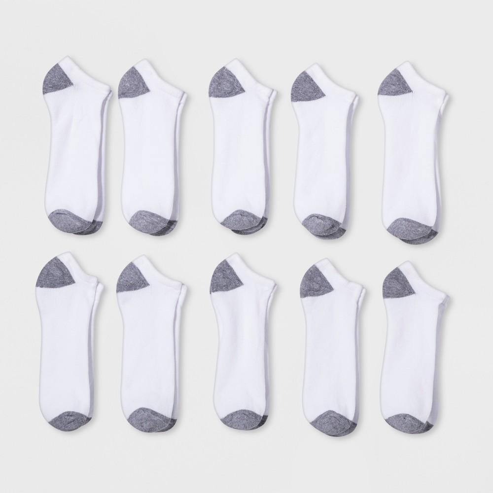 Mens No Show Socks 10pk - Goodfellow & Co 6-12 Product Image