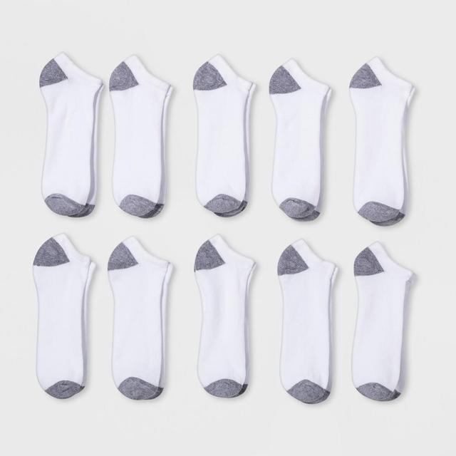 Mens No Show Socks 10pk - Goodfellow & Co 6-12 Product Image