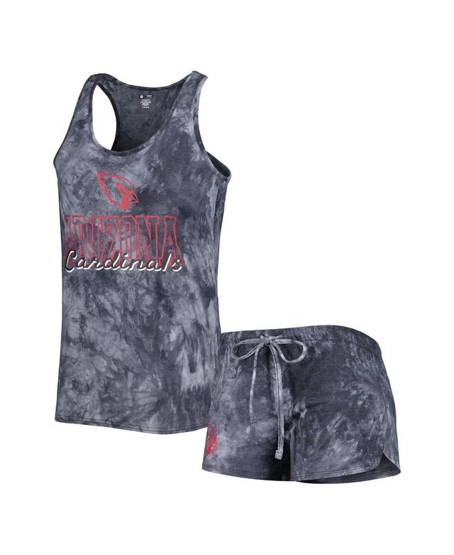 Womens Concepts Sport Charcoal Arizona Cardinals Billboard Scoop Neck Racerback Tank and Shorts Sleep Set Product Image