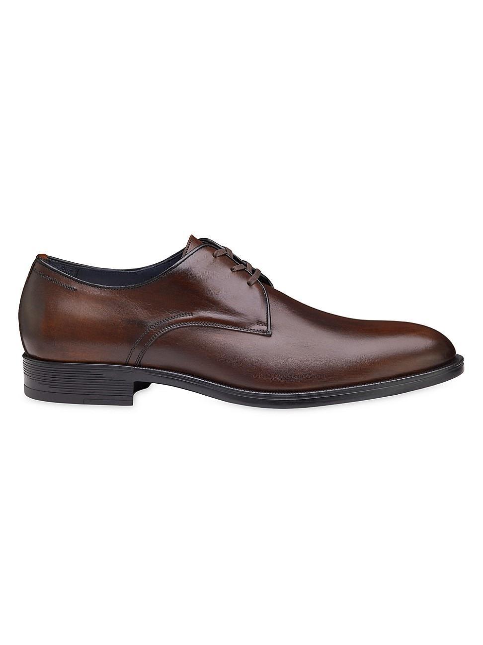 Mens J & M Collection Flynch Leather Lace-Up Oxfords Product Image