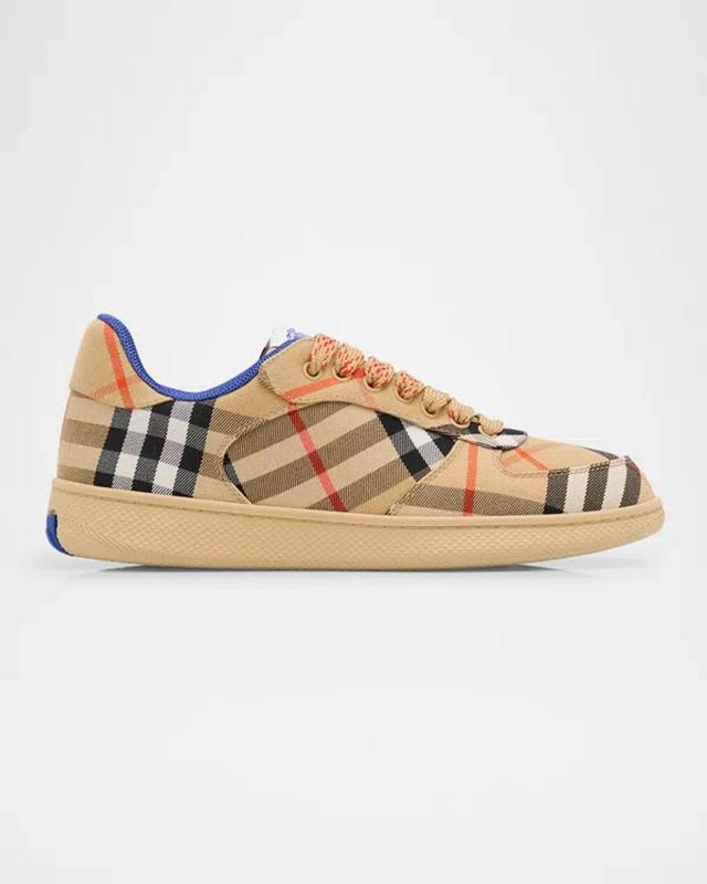 BURBERRY Check Terrace Sneakers In Brown Product Image