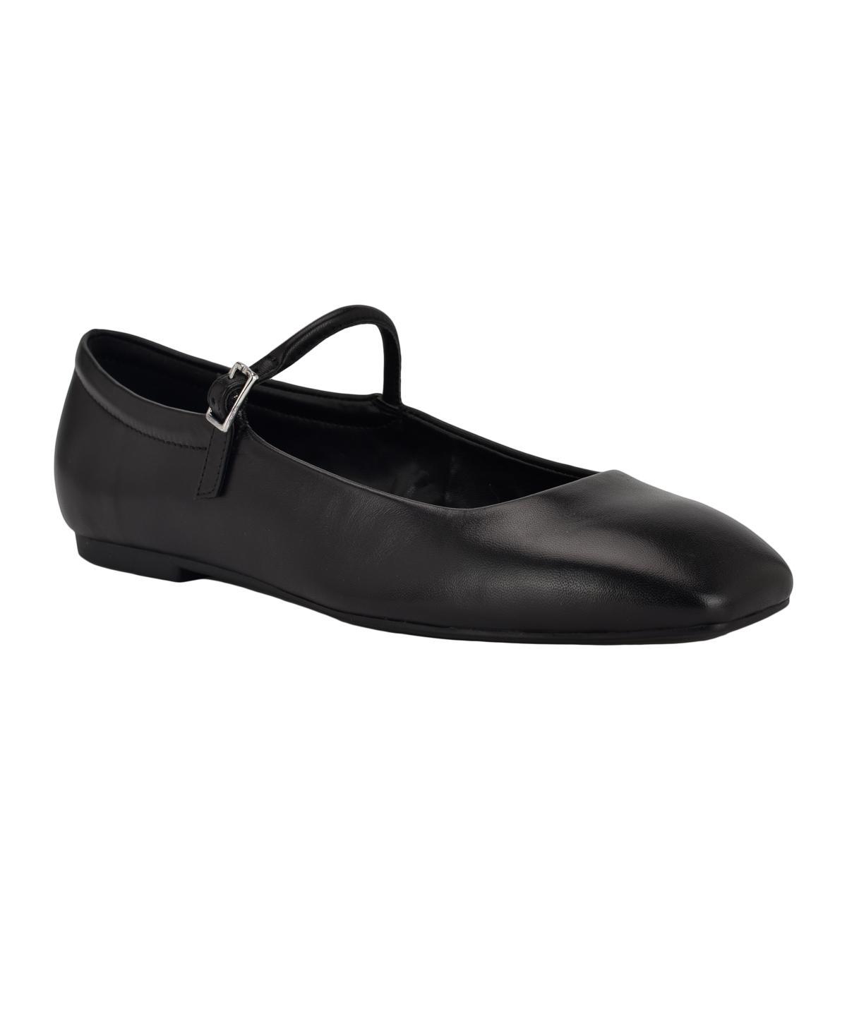 Calvin Klein Womens Emery Mary Jane Square Toe Dress Flats Product Image